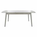 Safavieh 70.9 x 31.5 x 29.1 in. Kay Extension Dining Table, Grey DTB1406C